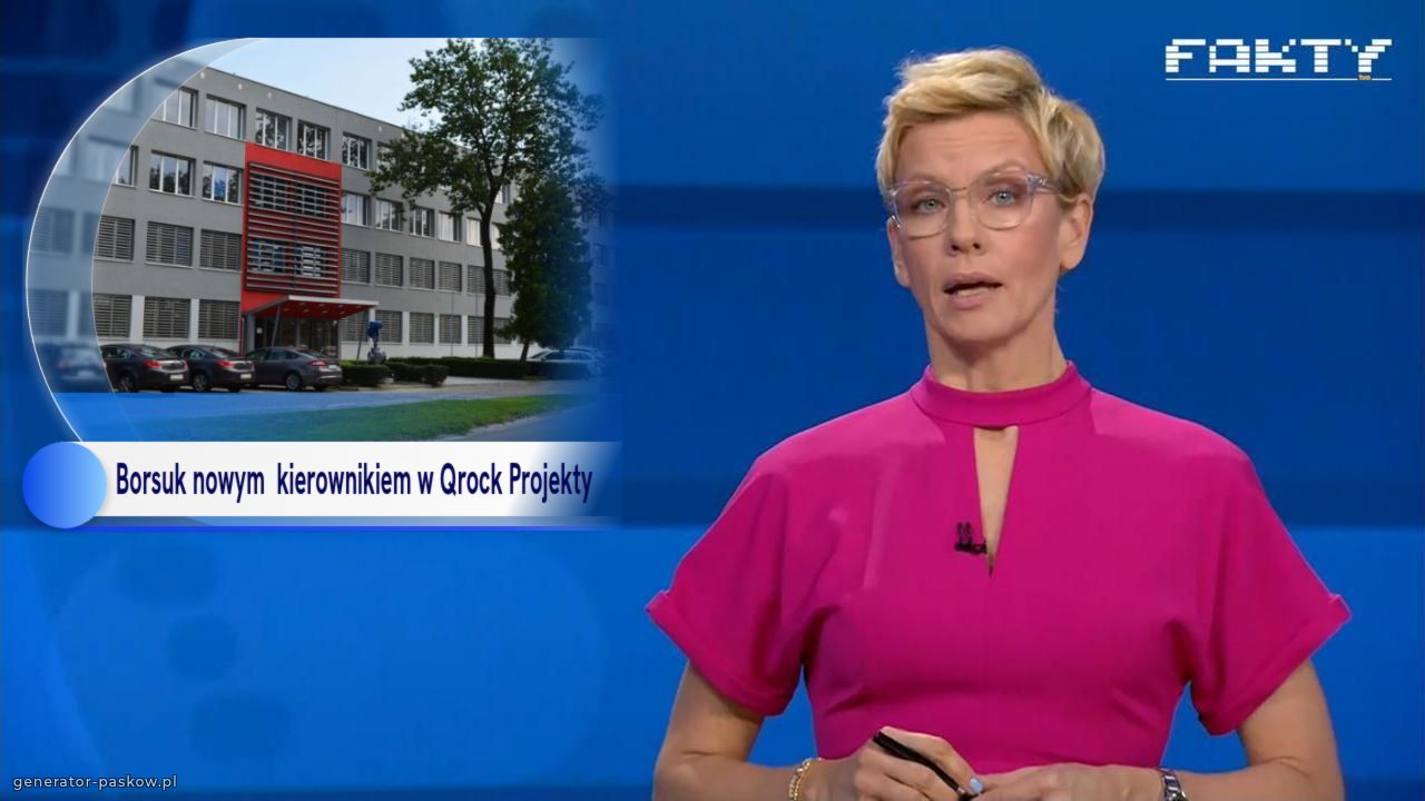 Borsuk nowym  kierownikiem w Qrock Projekty