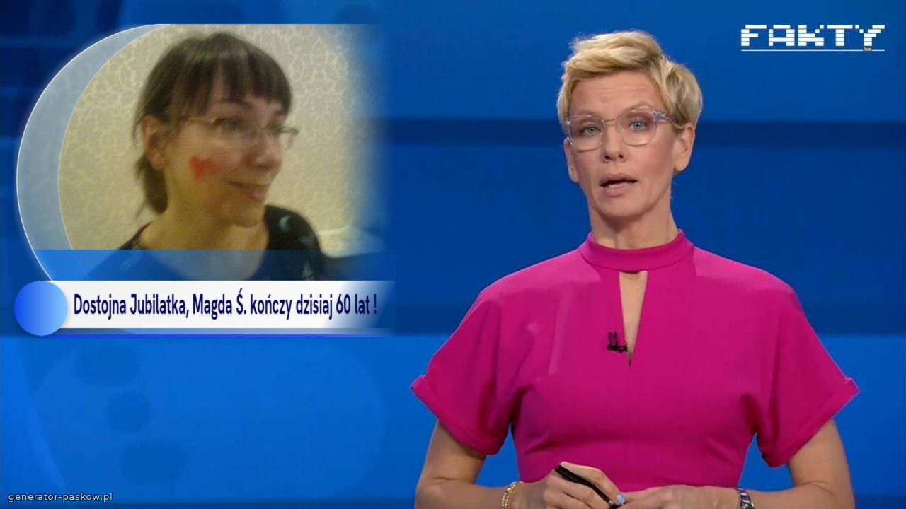 Dostojna Jubilatka, Magda Ś. kończy dzisiaj 60 lat !