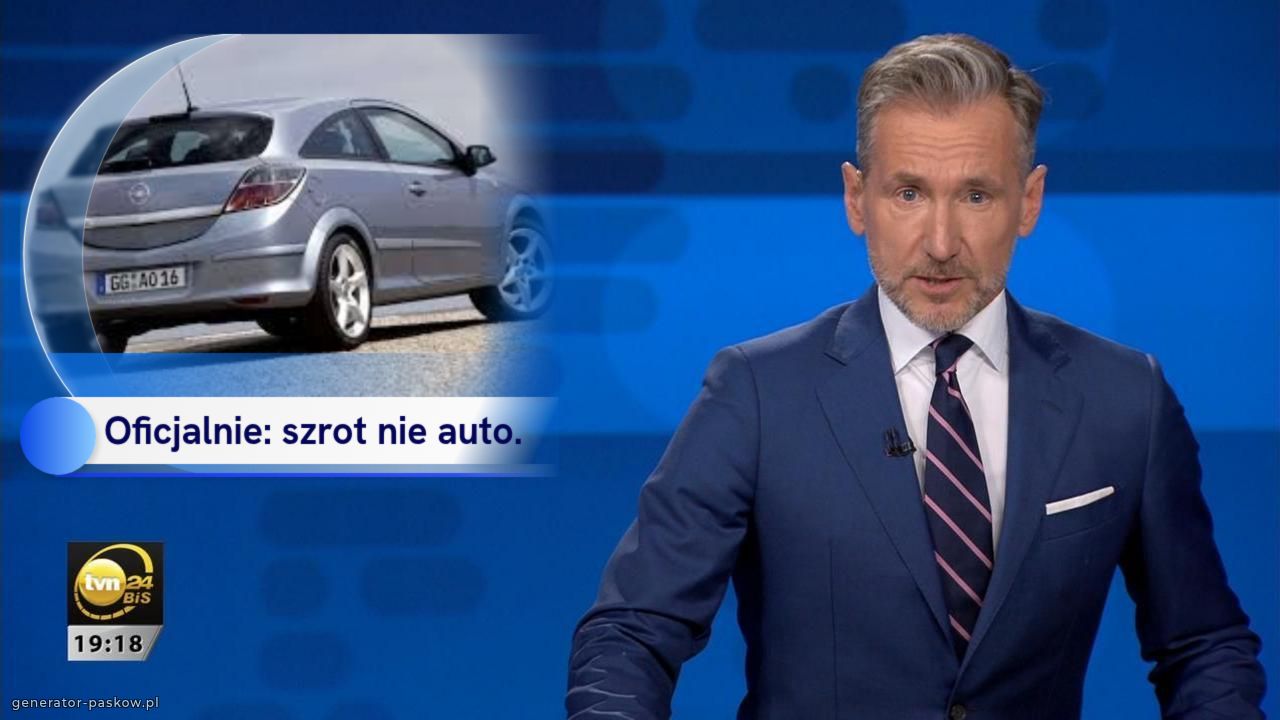 Oficjalnie: szrot nie auto. 