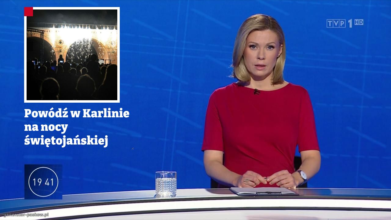 Powódź w Karlinie na nocy świętojańskiej