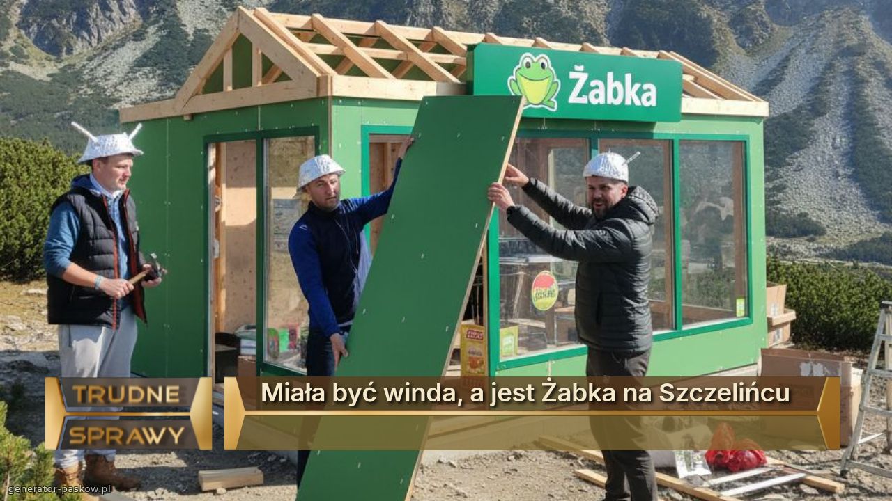 Miała być winda, a jest Żabka na Szczelińcu 
