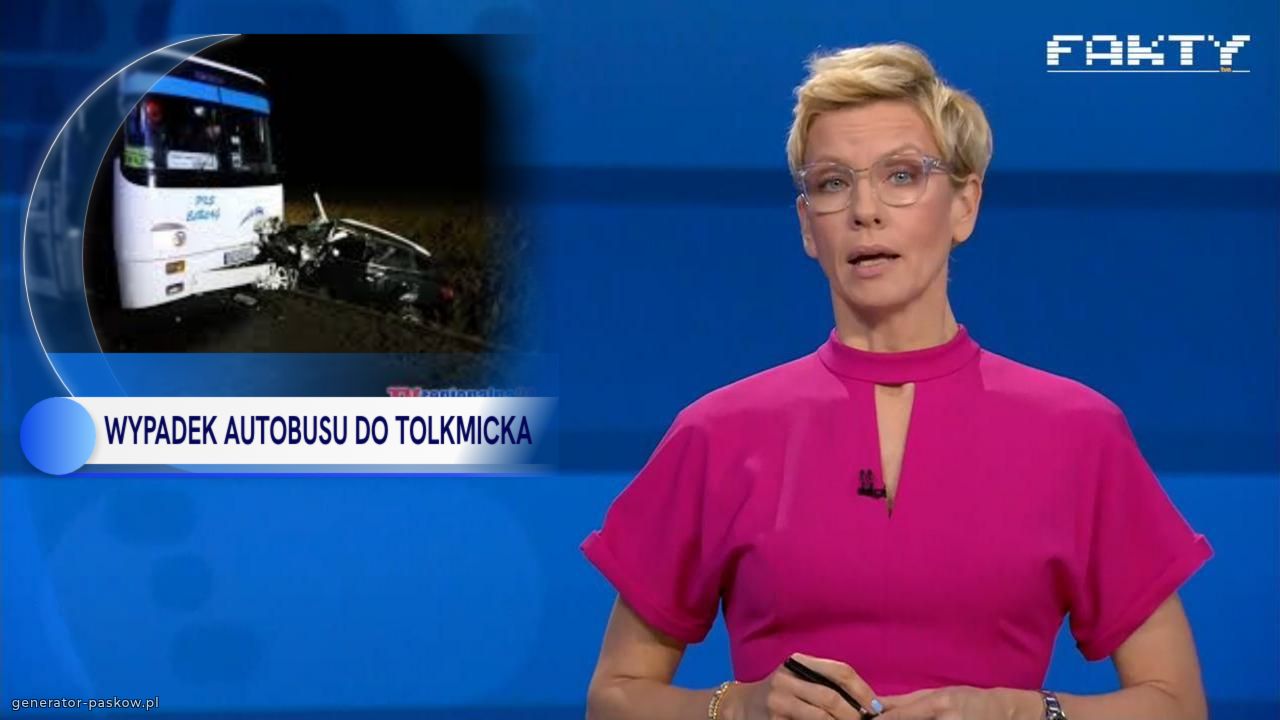 WYPADEK AUTOBUSU DO TOLKMICKA