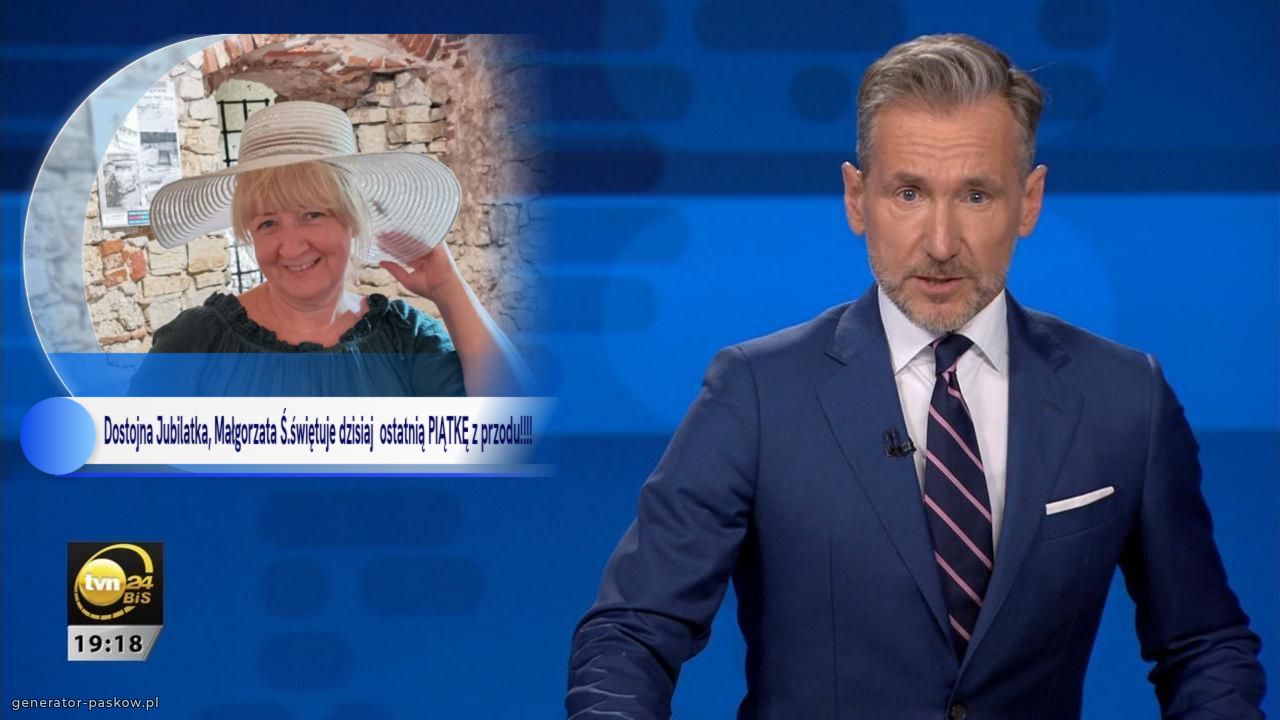 Dostojna Jubilatka, Małgorzata Ś.świętuje dzisiaj  ostatnią PIĄTKĘ z przodu!!!!