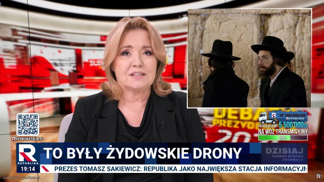 To były żydowskie drony
