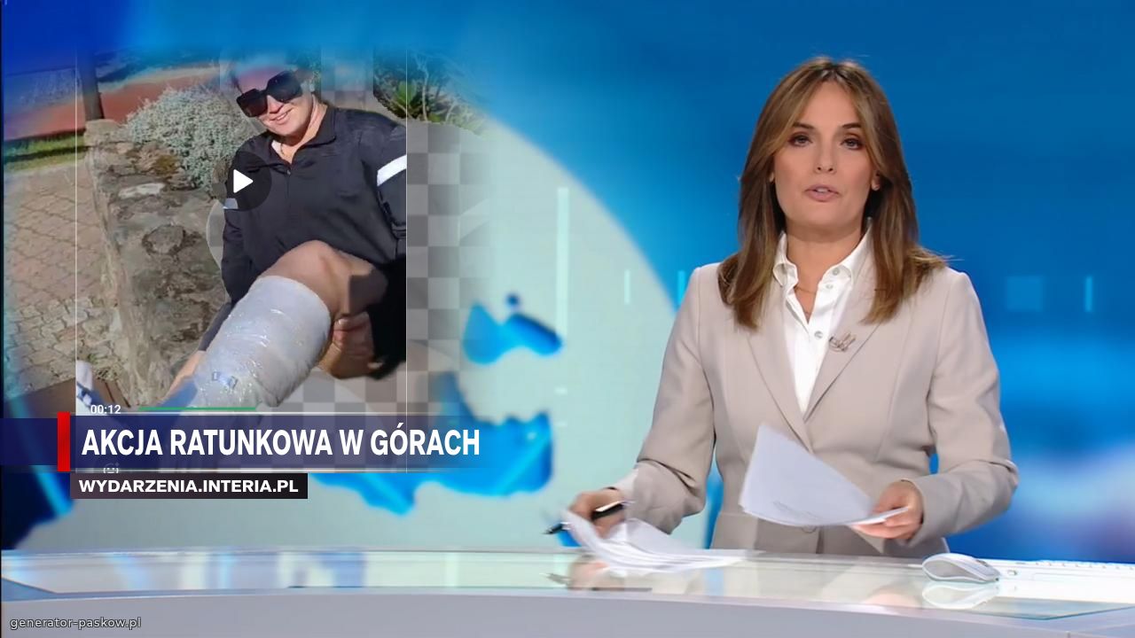 Akcja ratunkowa w górach 