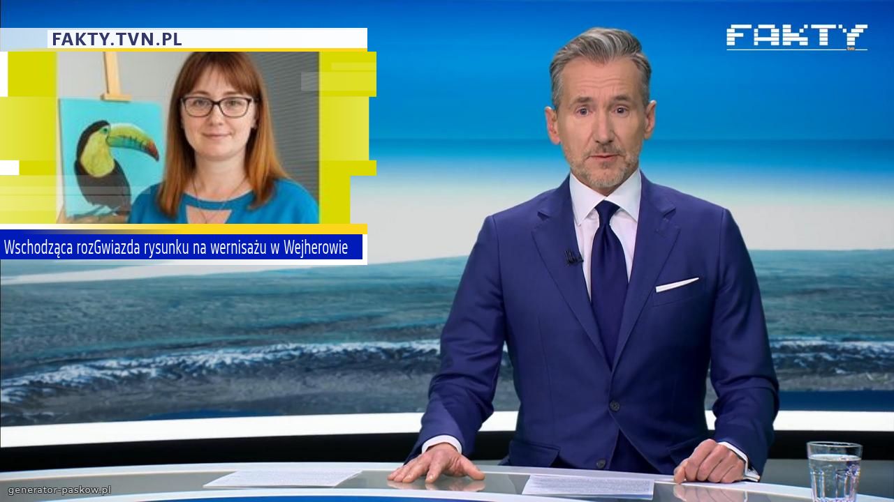  Wschodząca rozGwiazda rysunku na wernisażu w Wejherowie  