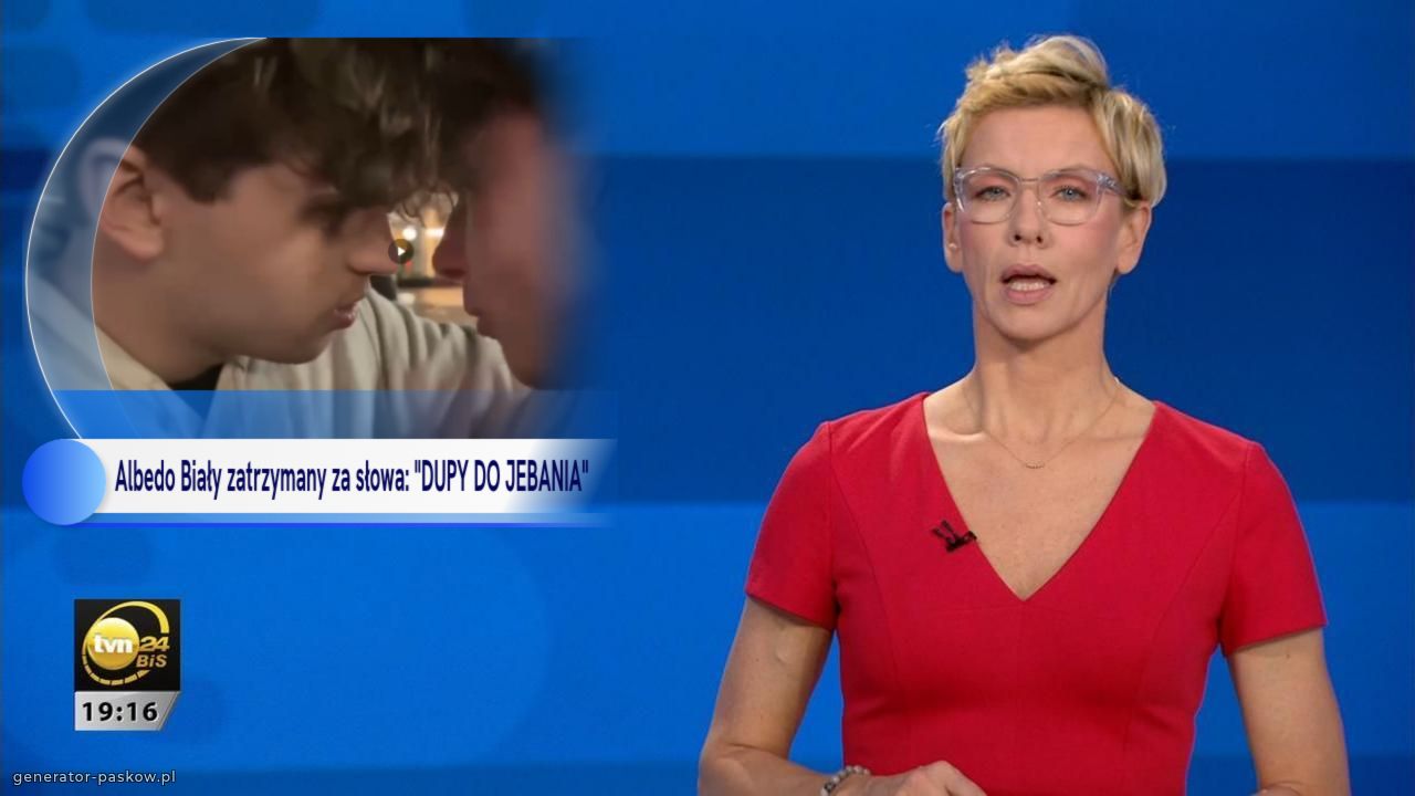 Albedo Biały zatrzymany za słowa: "DUPY DO JEBANIA"