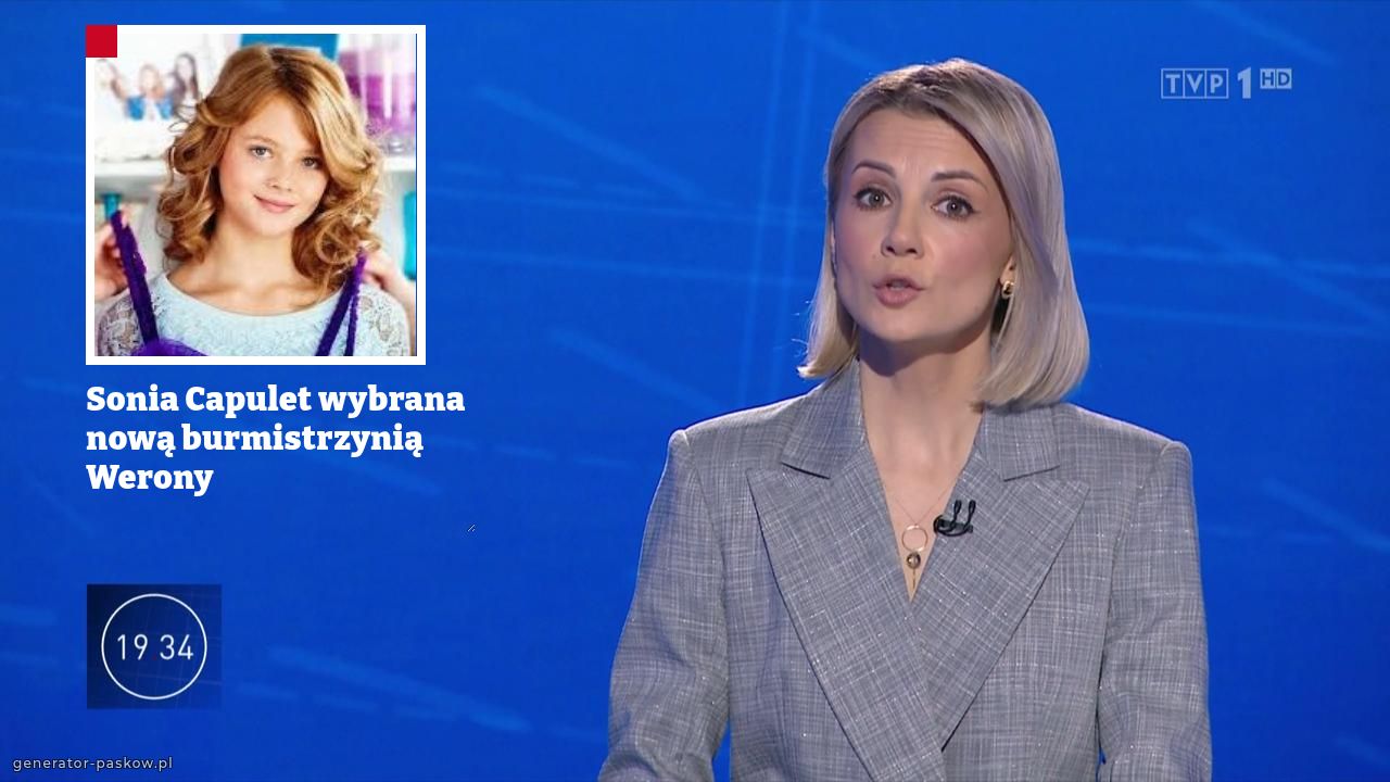 Sonia Capulet wybrana nową burmistrzynią Werony