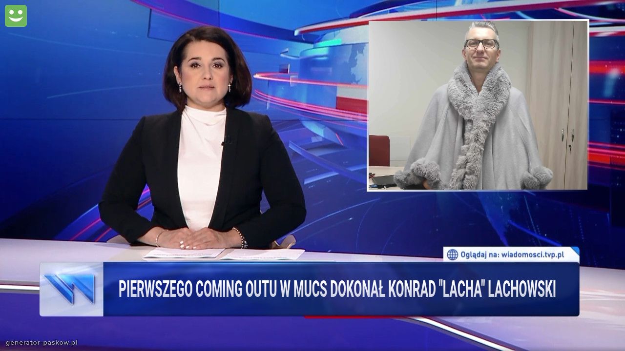 pierwszego coming outu w mucs dokonał konrad "lacha" lachowski