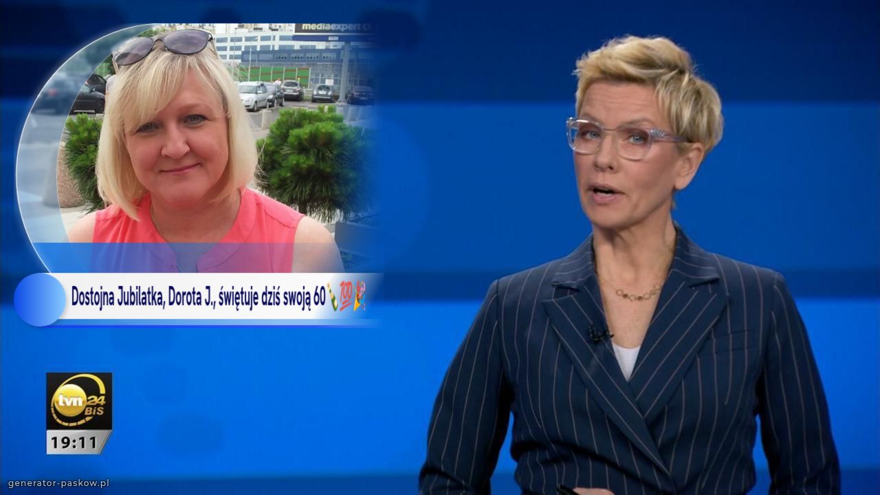 Dostojna Jubilatka, Dorota J., świętuje dziś swoją 60🍾💯🎉
