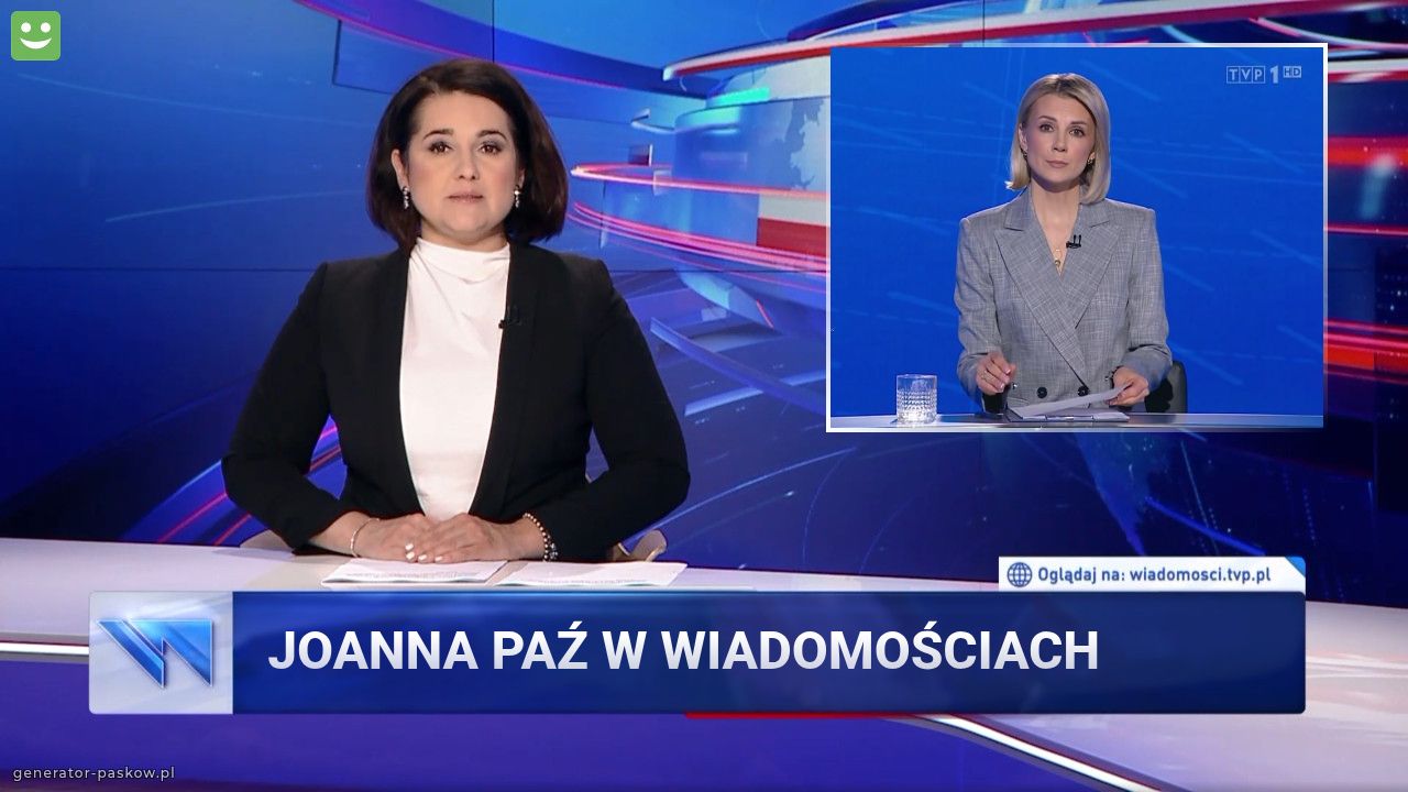 Joanna paź w wiadomościach 