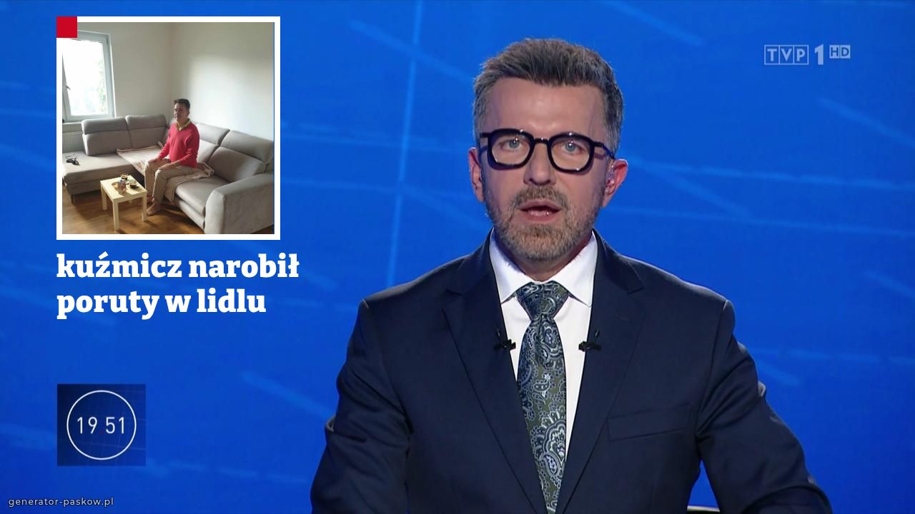 kuźmicz narobił poruty w lidlu 