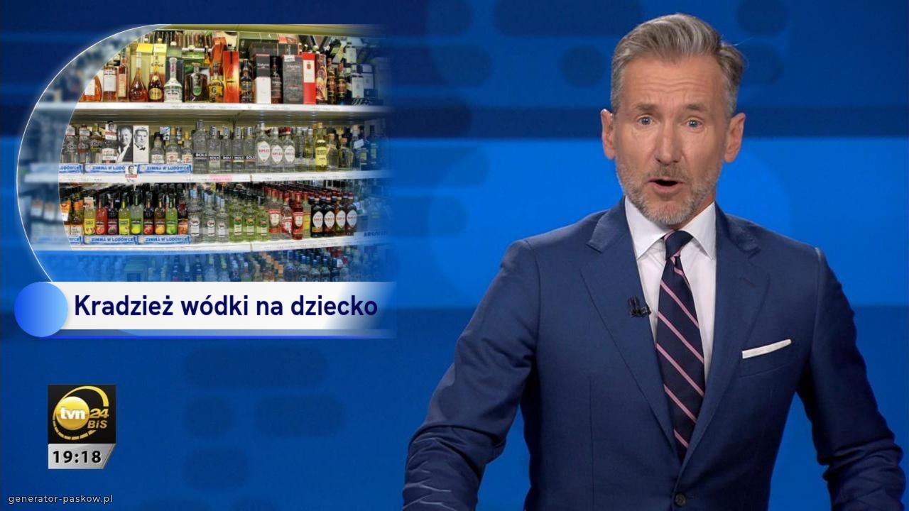 Kradzież wódki na dziecko