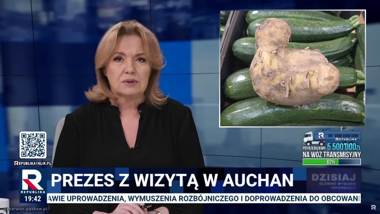 Prezes z wizytą w auchan