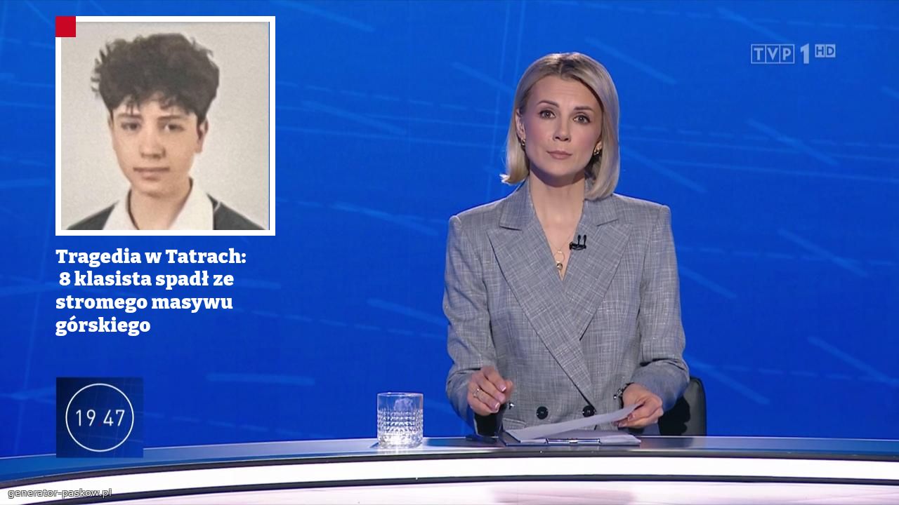 Tragedia w Tatrach:
 8 klasista spadł ze stromego masywu górskiego