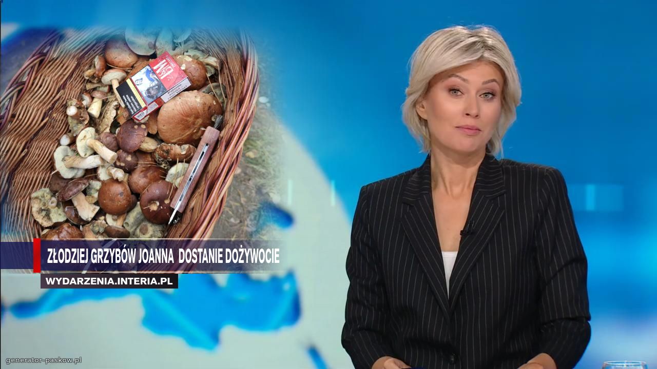 Złodziej grzybów Joanna  dostanie dożywocie 