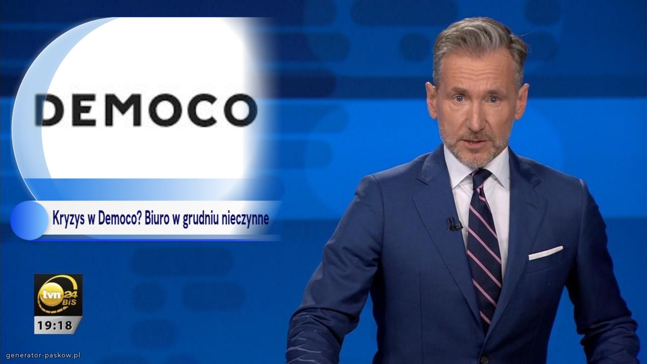 Kryzys w Democo? Biuro w grudniu nieczynne