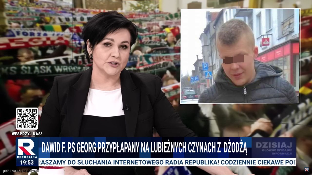 Dawid F. PS GEORG PRZYPŁAPANY NA LUBIEŻNYCH CZYNACH Z  DŻODŻĄ 