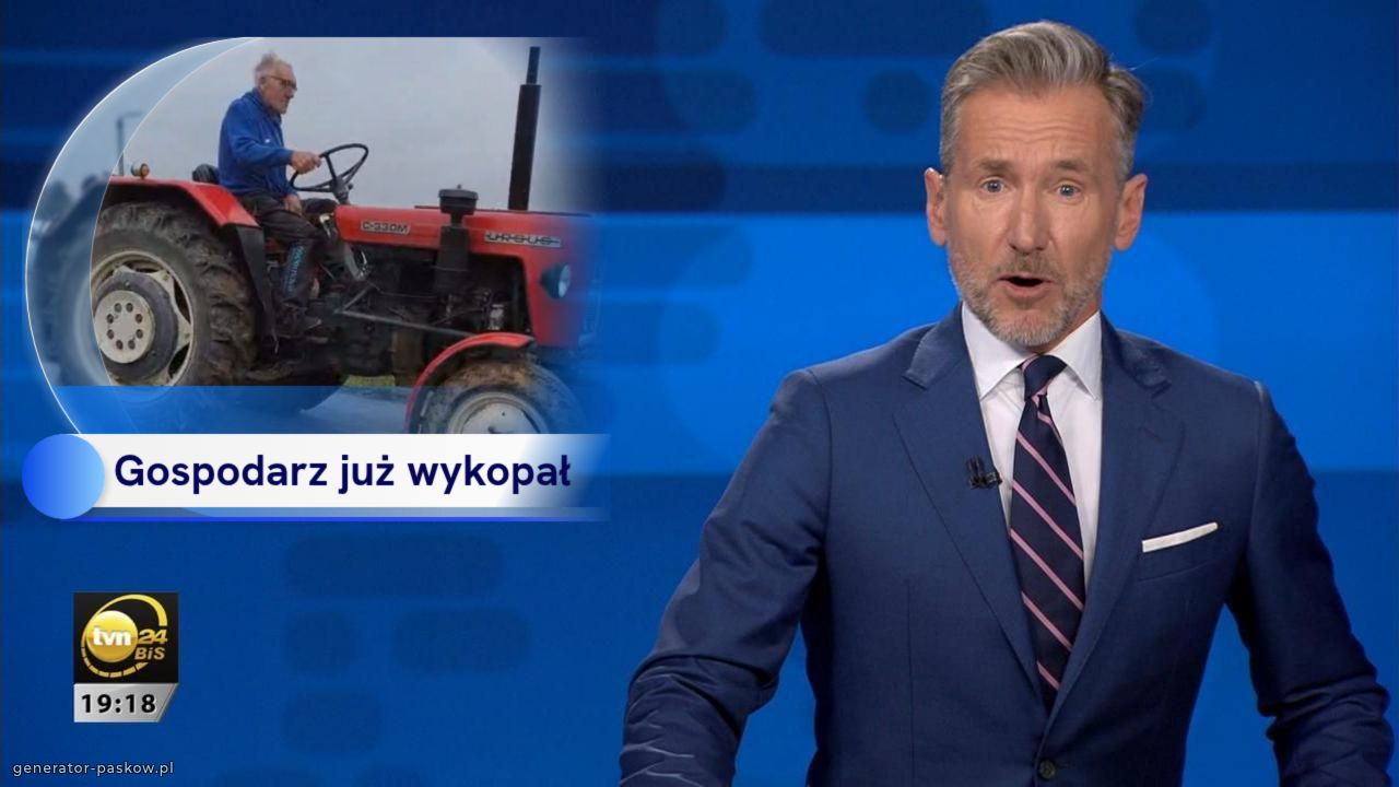 Gospodarz już wykopał 