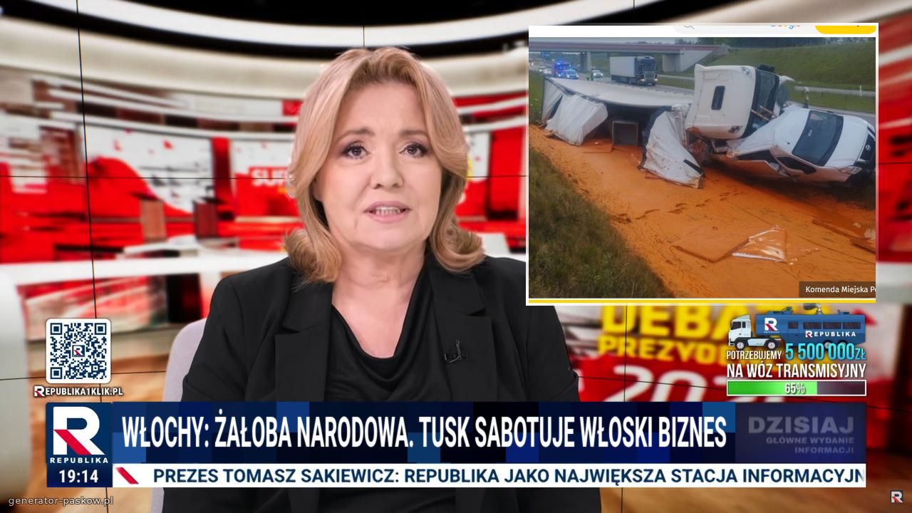 włochy: żałoba narodowa. Tusk sabotuje włoski biznes