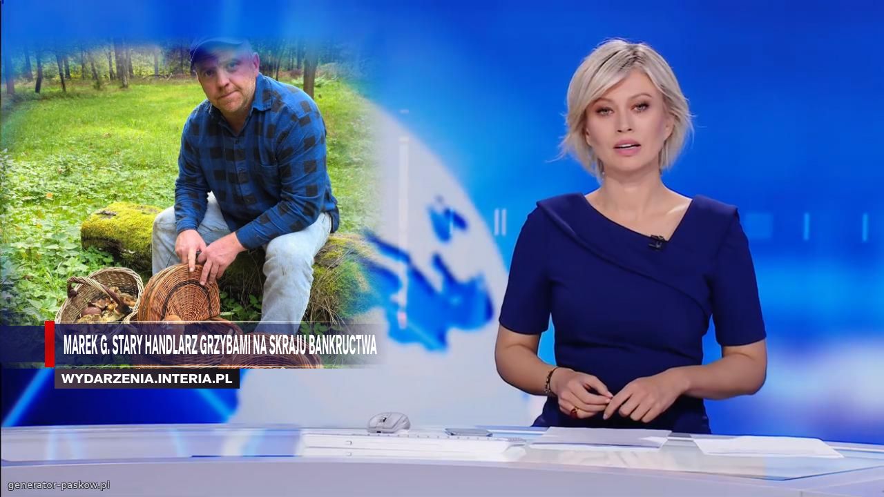 Marek G. Stary handlarz grzybami na skraju bankructwa 
