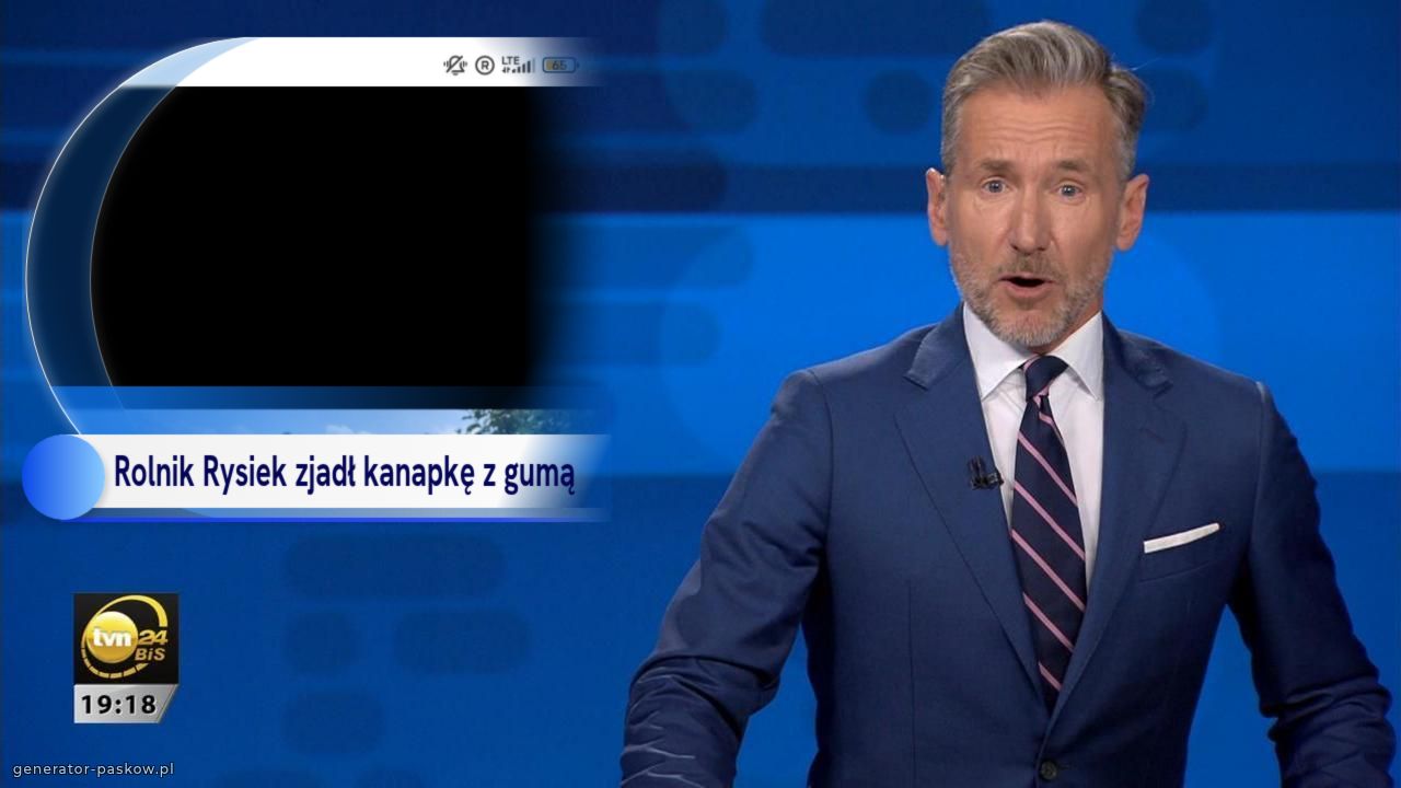 Rolnik Rysiek zjadł kanapkę z gumą 