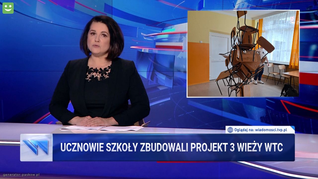 Ucznowie szkoły zbudowali projekt 3 wieży wtc