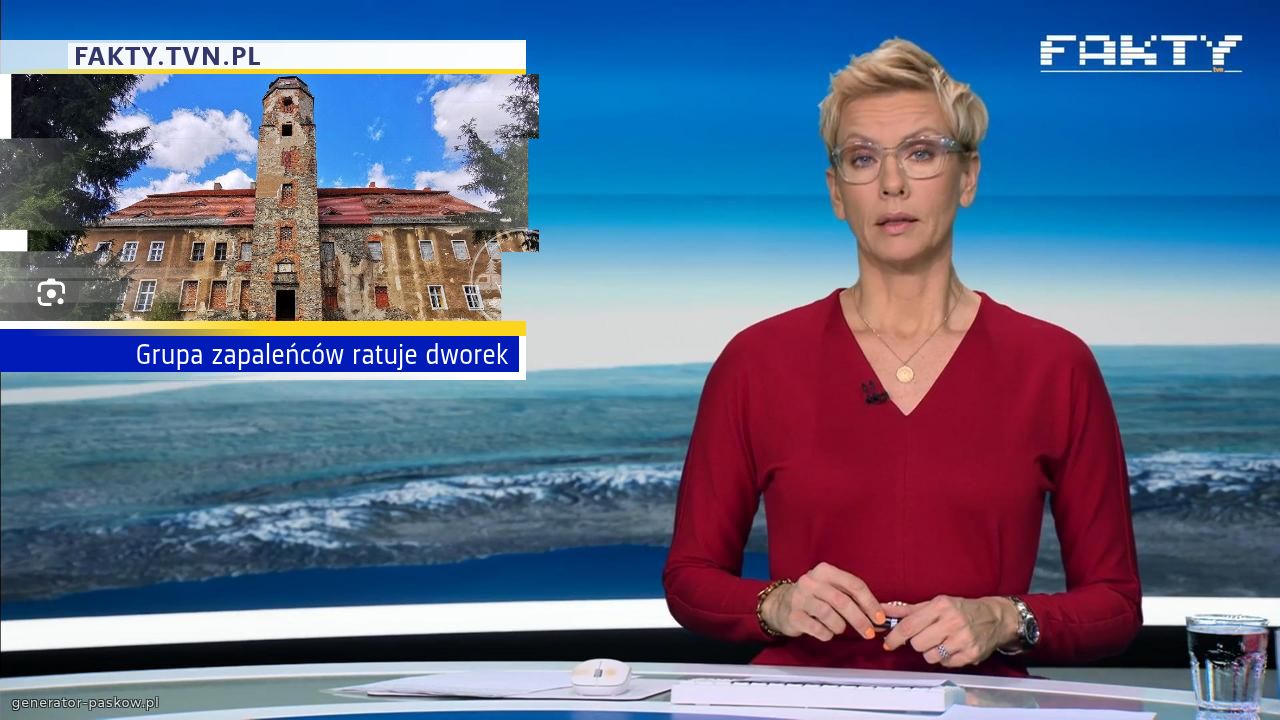 Grupa zapaleńców ratuje dworek