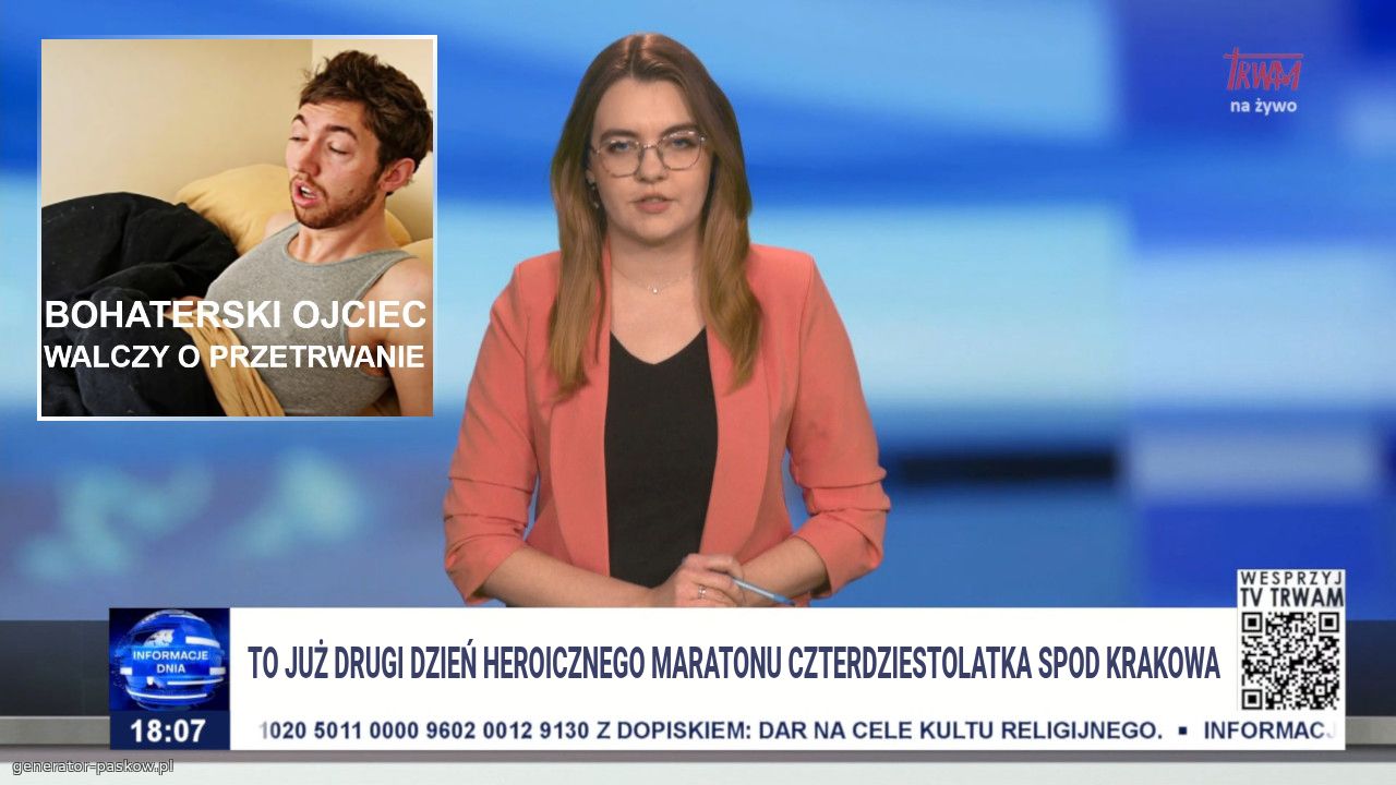TO JUŻ DRUGI DZIEŃ HEROICZNEGO MARATONU CZTERDZIESTOLATKA SPOD KRAKOWA