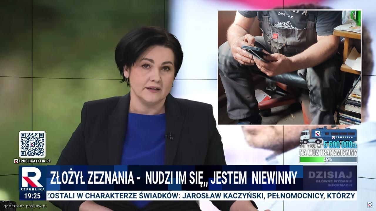 Złożył zeznania -  NUdzi im SIĘ,, Jestem  niewinny 