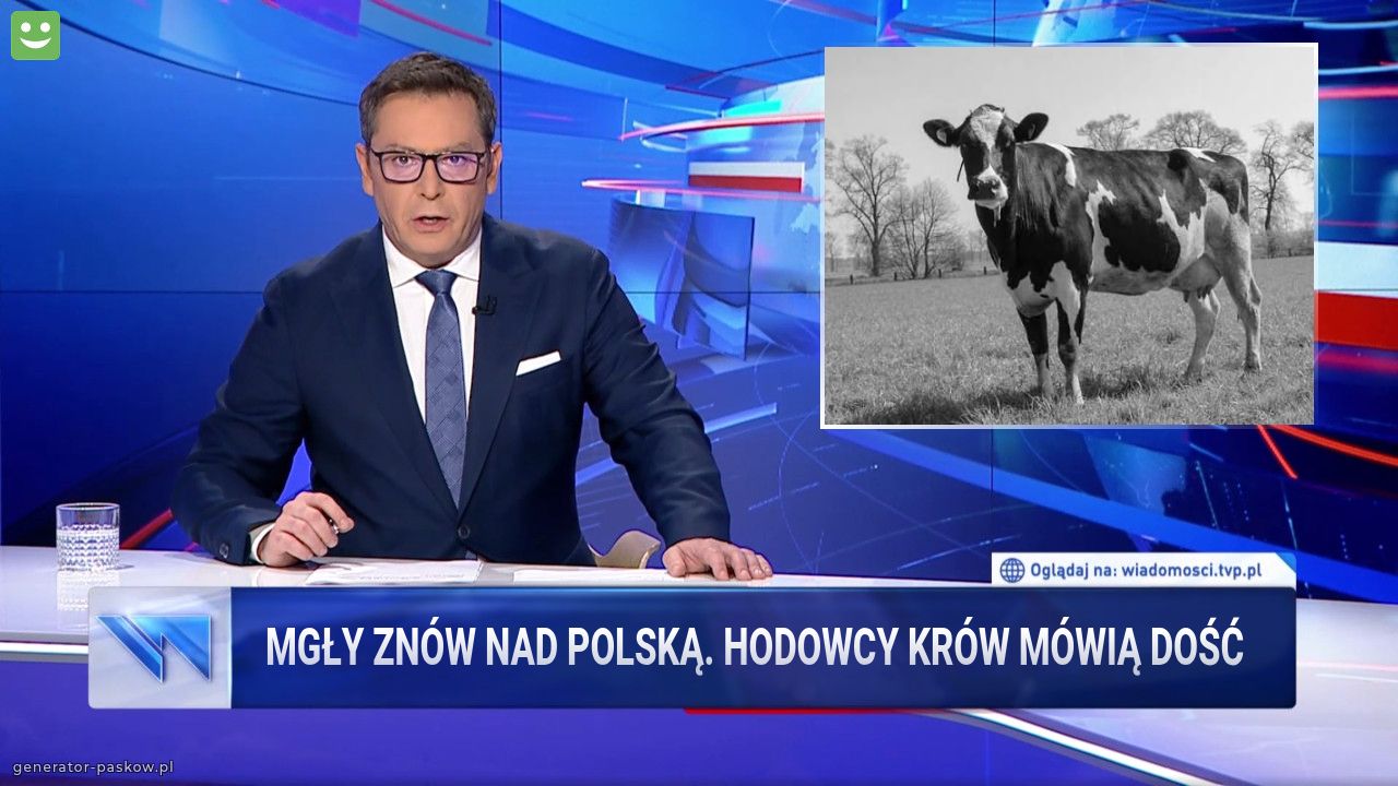 Mgły znów nad Polską. Hodowcy krów mówią dość