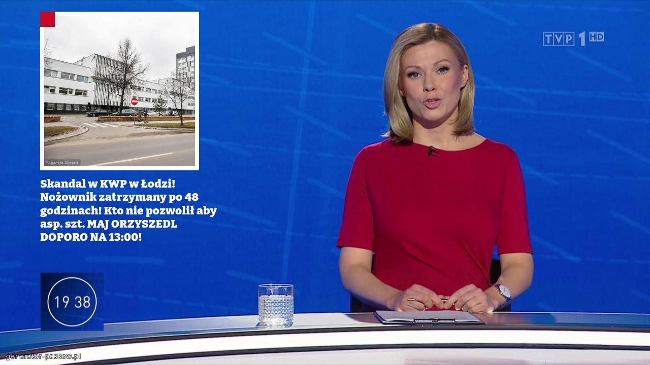 Skandal w KWP w Łodzi! Nożownik zatrzymany po 48 godzinach! Kto nie pozwolił aby asp. szt. MAJ ORZYSZEDL DOPORO NA 13:00!