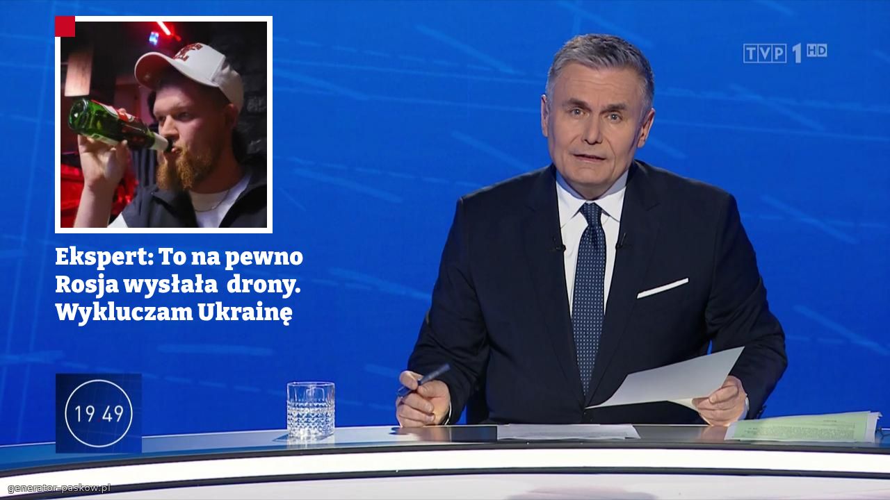 Ekspert: To na pewno Rosja wysłała  drony. Wykluczam Ukrainę 