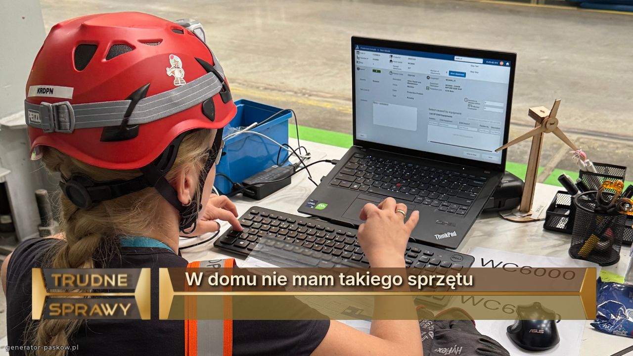 W domu nie mam takiego sprzętu 
