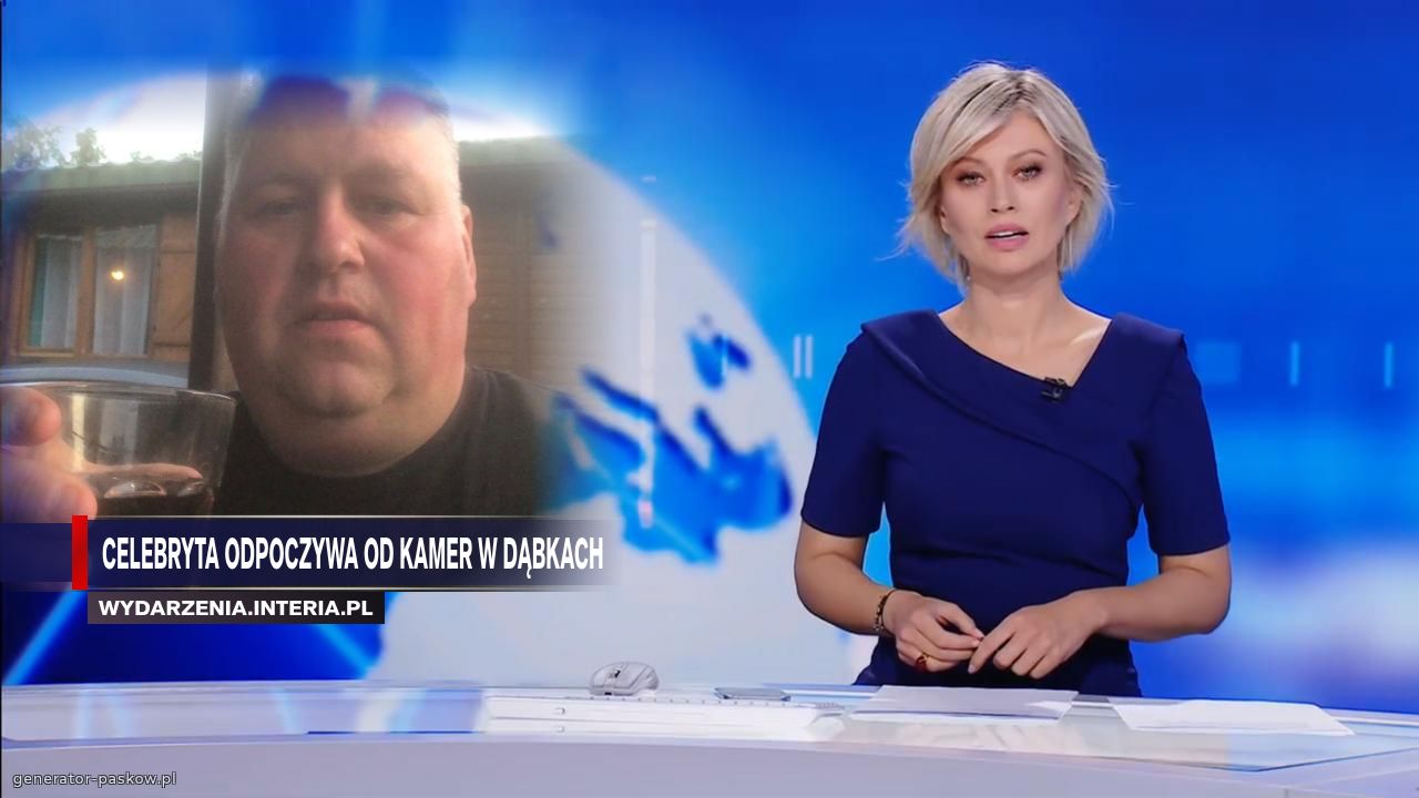 Celebryta odpoczywa od kamer w Dąbkach 