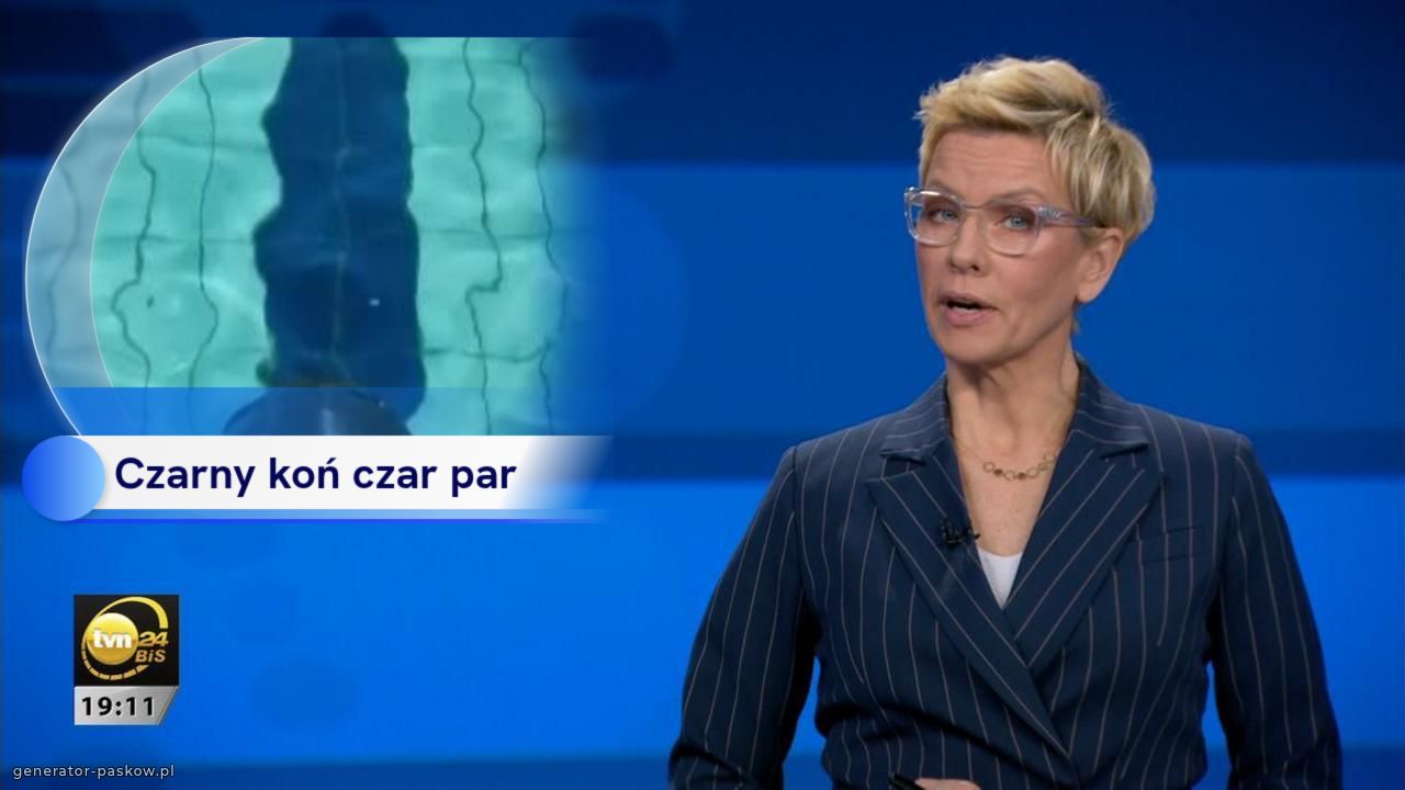 Czarny koń czar par  