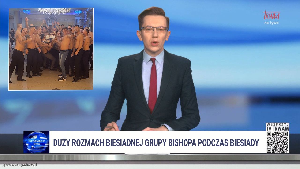 DUŻY ROZMACH BiesiadNEJ GrupY Bishopa PODCZAS BIESIADY  