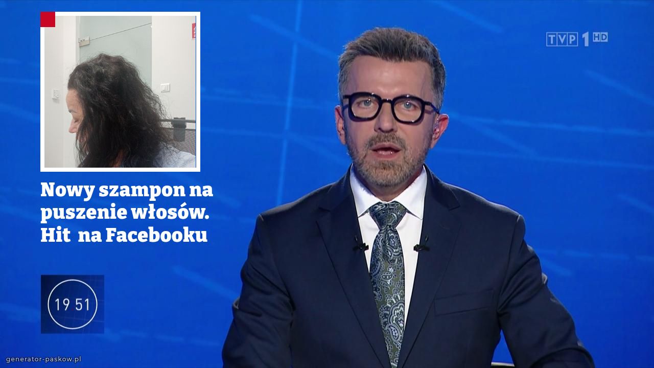 Nowy szampon na puszenie włosów. 
Hit  na Facebooku 