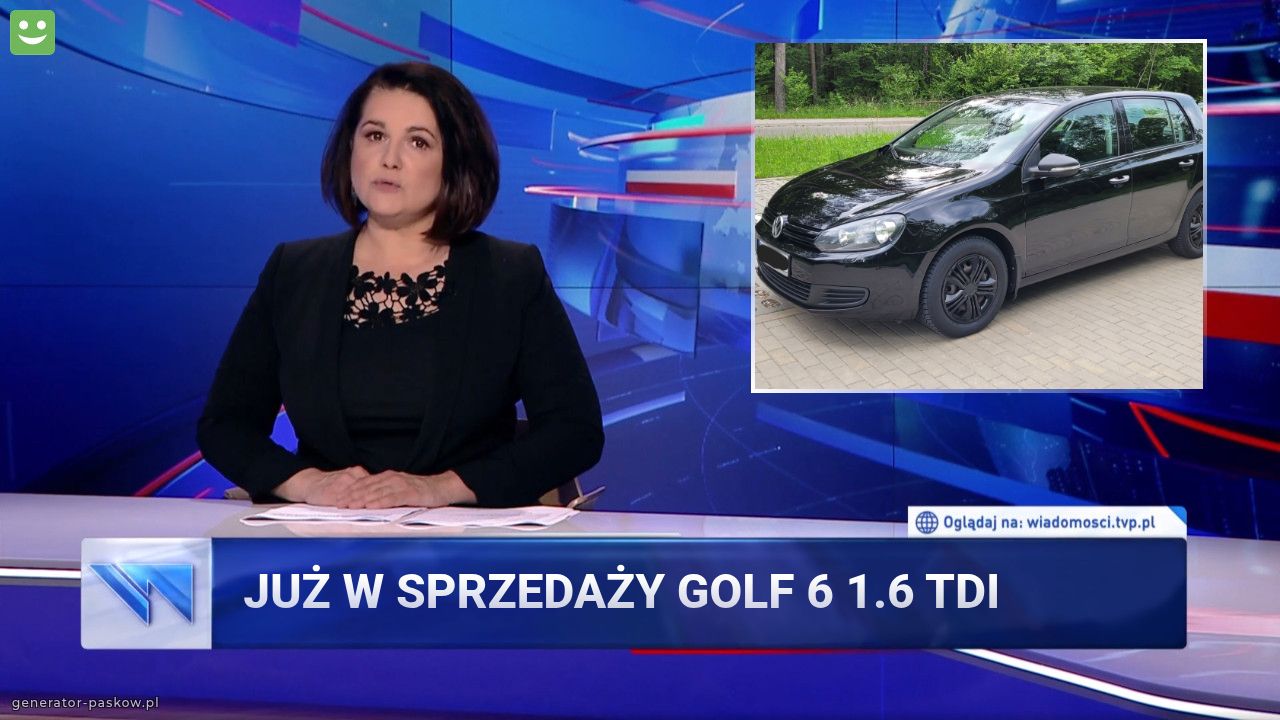 Już w sprzedaży Golf 6 1.6 tdi