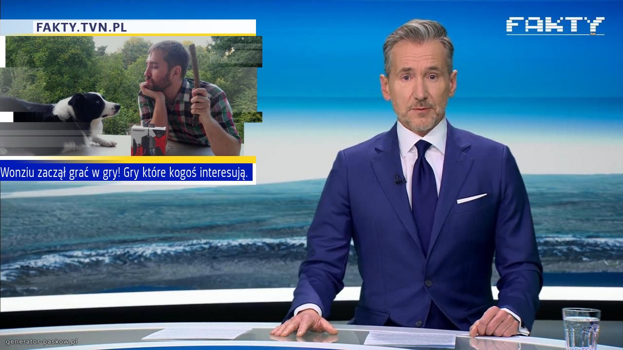 Wonziu zaczął grać w gry! Gry które kogoś interesują.