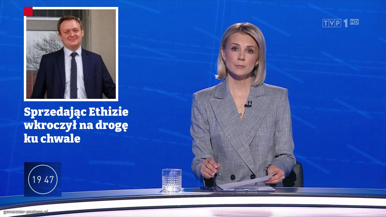 Sprzedając Ethizie wkroczył na drogę ku chwale 