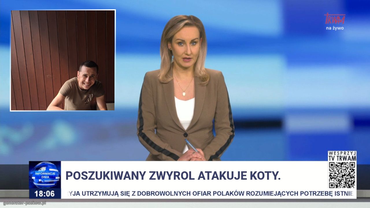 Poszukiwany zwyrol atakuje koty.
