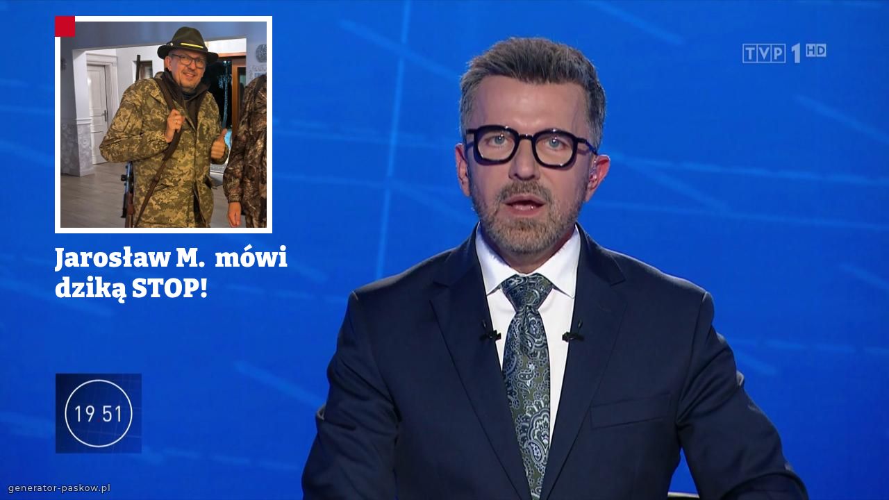 Jarosław M.  mówi dziką STOP!