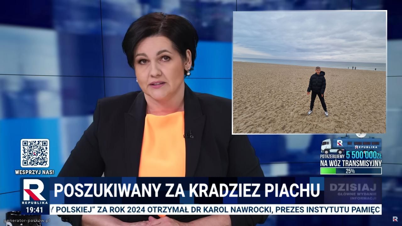 Poszukiwany za kradziez piachu