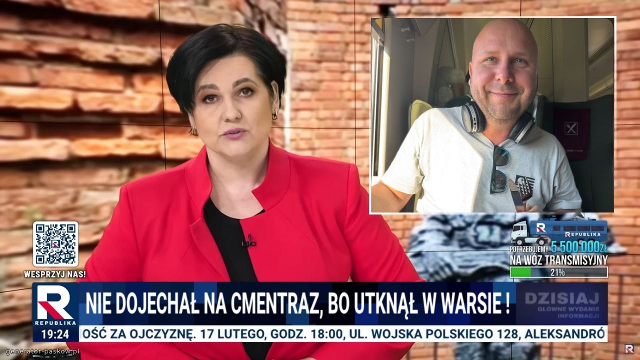 Nie DOJECHAŁ na cmentraz, bo utknął w warsie !
