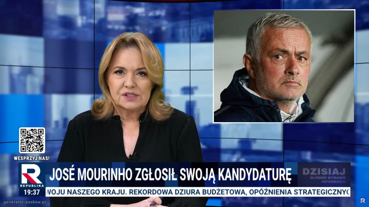 José Mourinho zgłosił swoją kandydaturę 
