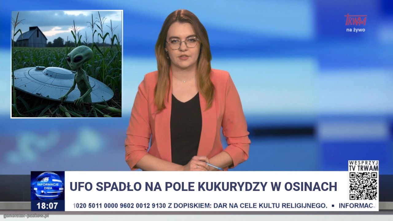 UFO SPADŁO NA POLE KUKURYDZY W OSINACH