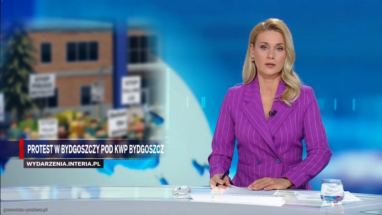 Protest w Bydgoszczy pod KWP Bydgoszcz