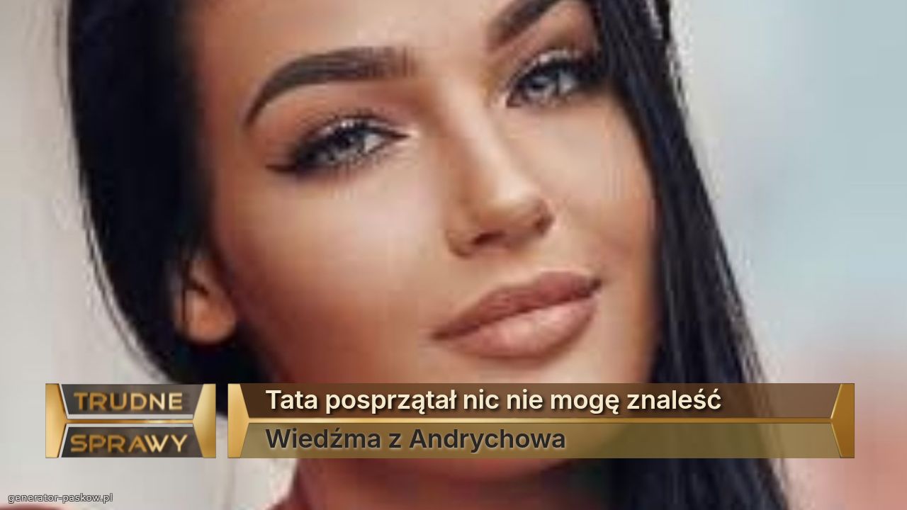 Tata posprzątał nic nie mogę znaleść 
Wiedźma z Andrychowa 