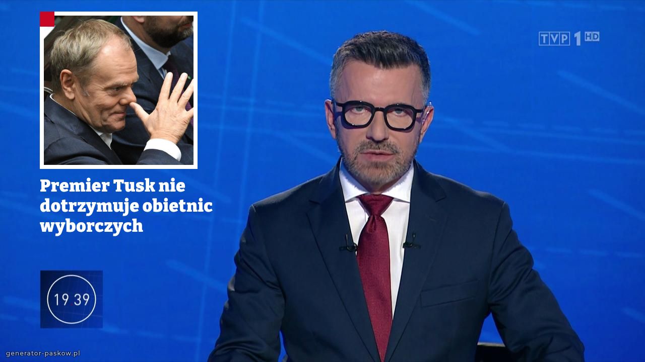 Premier Tusk nie dotrzymuje obietnic wyborczych